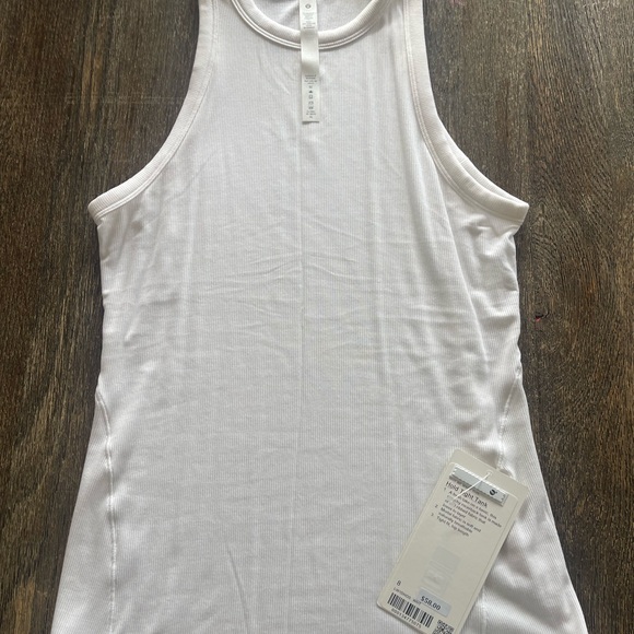 lululemon athletica Tops - Lululemon Athletica Classic White Tank Top